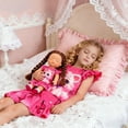 thumbnail image 2 of HYCLES Doll and Girl Matching Nightgown, Outfit Pajamas Night Dress for Girls and 18" Dolls Clothes, 2 of 7