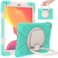 thumbnail image 3 of Funda con soporte de anillo ajustable para iPad de 9,7 pulgadas (2018) con correa para el hombro, gran soporte de anillo ajustable, protección contra golpes., 3 of 5