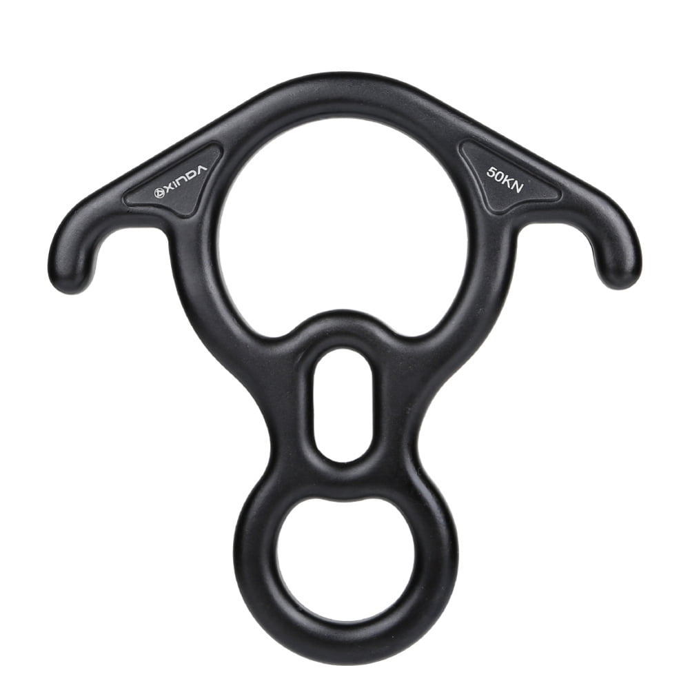 Opolski 50NG Figure 8-Rappel Rock Climbing Eight Rings Descender Device Carabine