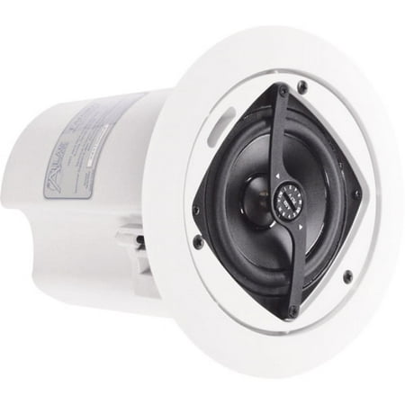 UPC: 0612079180653 | 4 InCeiling Speaker 16W 70100v Transformer Ported Enclosure White Pair