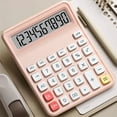 thumbnail image 5 of Basic Calculator with Silent Keyboard, Portable for School, Office, Home Use, Performs Simple Math Operations like Addition, Subtraction, Multiplication, Division, 5 of 6