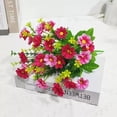 thumbnail image 3 of kladzum Artificial Flowers 28 Heads Realistic Jumping Orchid Chrysanthemum Small Daisy Bouquet for Home Garden Wedding Decor, 3 of 3