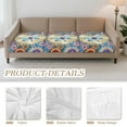 thumbnail image 2 of Xoenoiee Blue Turtle Marble Pattern Outdoor Couch Cushion Covers, Sectional Couch Sofa Covers Washable Stretch Sofa Seat Cushion Cover for Indoor/Outdoor Patio Furniture, 2 of 7