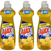 3 Ajax Super Degreaser Lemon Scented Dish Soap, 14 oz. Bottles Each