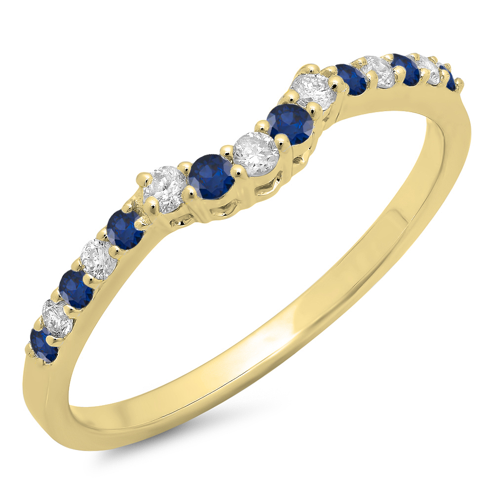 DazzlingRock Collection Donna 14k Giallo Oro 6,5 mm Granato