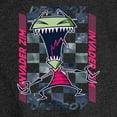 thumbnail image 3 of Invader ZIM - GIR Screaming Destroy - Checkered Board Retro Style - Toddler And Youth Girls Short Sleeve Graphic T-Shirt, 3 of 5