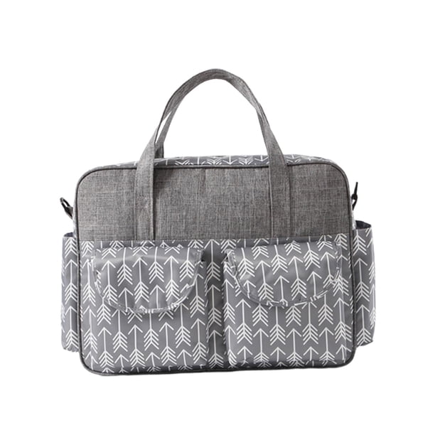 Bolsa de pañales, bolsa de viaje, mochila para pañales, mochila portátil para pañales patrón de árboles