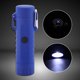 thumbnail image 5 of Encendedor de cigarrillos de doble arco USB 2 en 1, antorcha de luz LED impermeable para acampar (azul), 5 of 8
