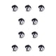 thumbnail image 1 of Greeniant Casco Seguridad para mascotas Sombreros divertidos Sombreros lindos Accesorios Sombreros Gorros Cascos de aves de corral para patitos de aves de negro 8 10piezas Greeniant CBP377051, 1 of 5