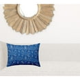thumbnail image 5 of HomeRoots 14" X 20" Blue And White Enveloped Ogee Lumbar Indoor Outdoor Pillow Cover, 5 of 5