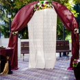 thumbnail image 4 of Tela para drapeado con arco de boda, 2 paneles, decoración para ceremonia de boda, recepción, despedida de soltera, bautismo, fiesta de cumpleaños, bautizo, banquete, 4 of 5