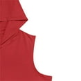 thumbnail image 4 of Bcfgryg 2025 Summer Men's Hooded Exercise Fitness Training Zipper Cardigan Sleeveless Vest Lightweight Men's Vest, 4 of 5