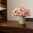 thumbnail image 5 of Artificial Chrysanthemum Bouquet - 16.54" Fake Flowers Accents,Realistic Silk Floral Arrangement for Cemetery Grave Memorial,Funeral,Home Table Centerpiece,Party,Indoor Outdoor Decor, 5 of 6