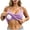 Purple, variant on Rciityk Women's Tank Tops with Built-in Bra Adjustable Strap Halter V Neck Ruched Cami - Summer Vacation Outfits