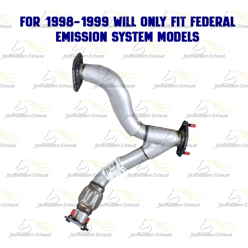 Northeastern Exhaust Stainless Steel Front Y-Pipe Fits 1998–2000 Isuzu Amigo 3.2L SUV | Direct Fit