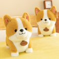 thumbnail image 6 of Gallickan Corgi Plush Stuffed Animal, Dog Stuffed Animals Plush Toys Gifts for Home Party Decorations for Toddler Kids 3 4 5 6 7 8 Years Old, A, 6 of 8