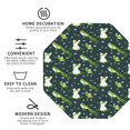thumbnail image 3 of Vsdgher Green Frogs Print Leather Coasters for Drinks, Durable Drink Coasters 4 Set for Tabletop Protection, Luxurious Home Décor and Housewarming Gift-Octagon, 3 of 6
