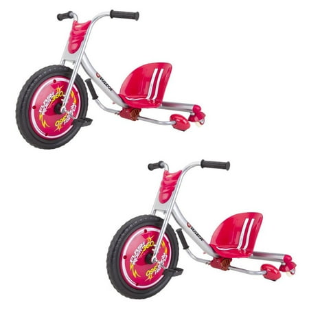 Razor 20036559 Flash Rider 360 Drifting Trike Ride-On Tricycle, Red (2