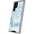 thumbnail image 2 of Skinit Tie Dye Blue and White Tie Dye Galaxy S22 Ultra Clear Case, 2 of 4