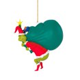 thumbnail image 2 of Colgante de decoración de muñeco de duende verde navideño colgante de dibujos animados para regalo de vacaciones (D) Ehuebsd libre de BPA, 2 of 8