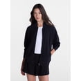 thumbnail image 3 of Avia Women's and Women's Plus Ottoman Full Zip Bomber Jacket, Sizes XS-4X, 3 of 7