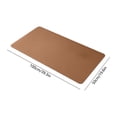 thumbnail image 3 of Waterproof Faux Leather Desk Mats,Non-Slip Oil-Proof Large Desktop Pad Mouse Pad for Office and Home,19.6x39.3 Inch,Brown, 3 of 7