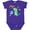 Purple, variant on Inktastic Tyrannosaurus Rex Vs. Meteor Fun Space Dinosaur Boys or Girls Baby Bodysuit