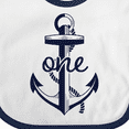 thumbnail image 4 of Inktastic 1st Birthday Anchor Boys or Girls Baby Bib, 4 of 4