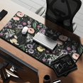 thumbnail image 2 of Long Mouse Pads for Desk,Pioneer Flower Floral Print Pattern Desk Mats on Top Of Desks, Desk Mouse Pad Extra Large with 3mm Non-Slip Base and Stitched Edge for Gaming,Office,Work,Home 35.4"x15.7", 2 of 6