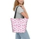 thumbnail image 2 of Balery Pink bows Bolsa de Hombro con Diseño, Bolsa Grande y Duradera, Bolsa Versátil para Compras, 2 of 6