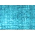 thumbnail image 1 of Ahgly Company Indoor Rectangle Persian Light Blue Bohemian Area Rugs, 2' x 4', 1 of 4