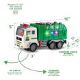 thumbnail image 2 of Toy Garbage Truck For Kids With 4d Lights And Sounds - Battery Operated Automatic Bump & Go Car - Sanitation Truck Stickers, 2 of 5