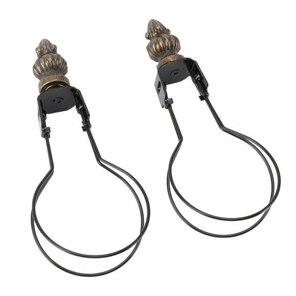 2pcs Lamp Bulb Clip Adapter Clip On Lampshade Adapter, Modern Stylish Metal Lampshade Holder Adapter Clip On Lampshade Adapter DIY Lighting Accessories
