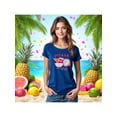 thumbnail image 1 of Playera Blusa De Pitaya Sweet Summer Time – Explosión de Color y Sabor Tropical Color Azul Talla Mediana Marca Emil SaEs, 1 of 4