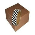 thumbnail image 2 of Laminated Checkerboard Outdoor Vinyl Tape 1" X 18 Yard Roll White / Black (24 Roll / Case), 2 of 5