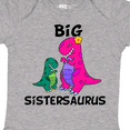 thumbnail image 4 of Inktastic Big Sistersaurus Girls Baby Bodysuit, 4 of 5