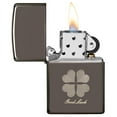 thumbnail image 3 of Zippo Good Luck Laser Fancy Fill Black Ice Pocket Lighter, 3 of 6