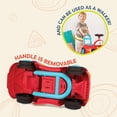 thumbnail image 3 of B. toys – Push CarToy – Ride-On Race Car –Walker Toy - Handle & Storage Space – Lights, Songs & Sounds – 1 Year + – Rollin' Riders - Freddy Zoom, 3 of 5