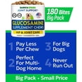 thumbnail image 3 of BARK&SPARK Premium Glucosamine Chews for Dogs - Dog Supplements for Hip and Joint with Chondroitin, MSM & Omega-3 Fish Oil - Joint Pain Relief & Large Small Breed - 180 Treats - Chicken - made in USA, 3 of 7