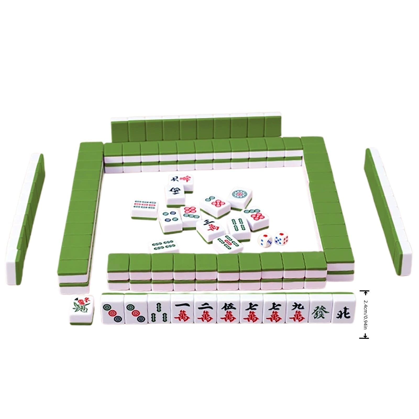 Chinese Mahjong Tile Set Complete Traditional Strategy Board Game for Family Gatherings Game Nights and Social Entertainment