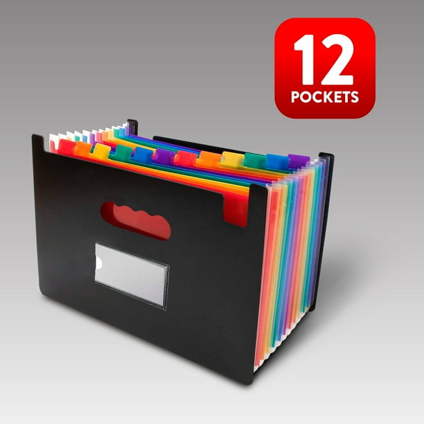 Accordian File Organizer, Expanding File Folder, File Folder Organizer