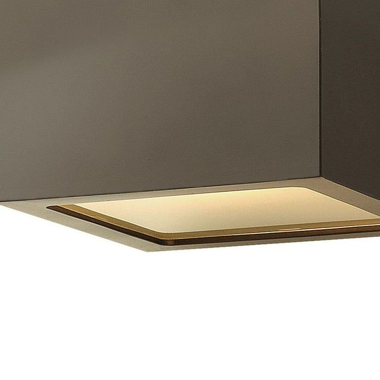 Kube Sngle-Lght LED Flush Mount Celng Lght | Celng Lghts, Bronze Celng Lghts, Flush