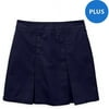 Girls' Plus School Uniform Box-Pleat Scooter