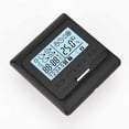 thumbnail image 3 of Programmable temperature controller thermostat for electric floor heating Black 3A, 3 of 9