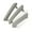 Grey, variant on 3Pc Car Interior Door Pull Grab Handle Trim Cover Front Right Rear Left Rear Right For VW Passat B5.5 1998-2004 Auto Accessories