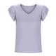 thumbnail image 5 of mfyjkho Tops Para Hacer Ejercicio Para Mujer, Blusas De Verano Para Mujer, De Color Liso, Con Cuello En V Y Manga Corta Tops Para Salir Para Mujer M, 5 of 7