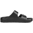 thumbnail image 2 of FUNKYMONKEY Women's Comfort Slides Double Buckle Adjustable EVA, Black, Size 9.0, 2 of 5