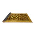 thumbnail image 2 of Ahgly Company Indoor Rectangle Abstract Yellow Modern Area Rugs, 7' x 9', 2 of 4