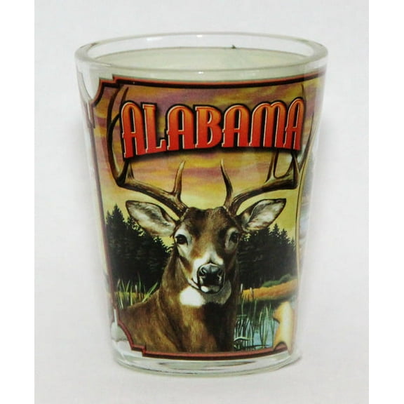 Alabama State Mural Shot Glass