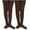 Brown, variant on Girls Baby Toddler Pima Cotton Dress School Tights 2 Pack
